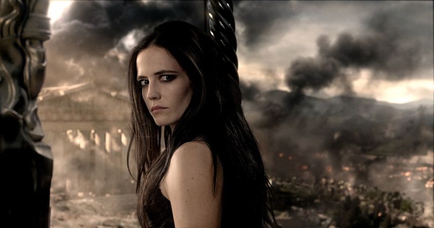 Eva Green en una escena de 300: Rise of an Empire en una fotografía proporcionada por Warner Bros. Pictures. (AP)