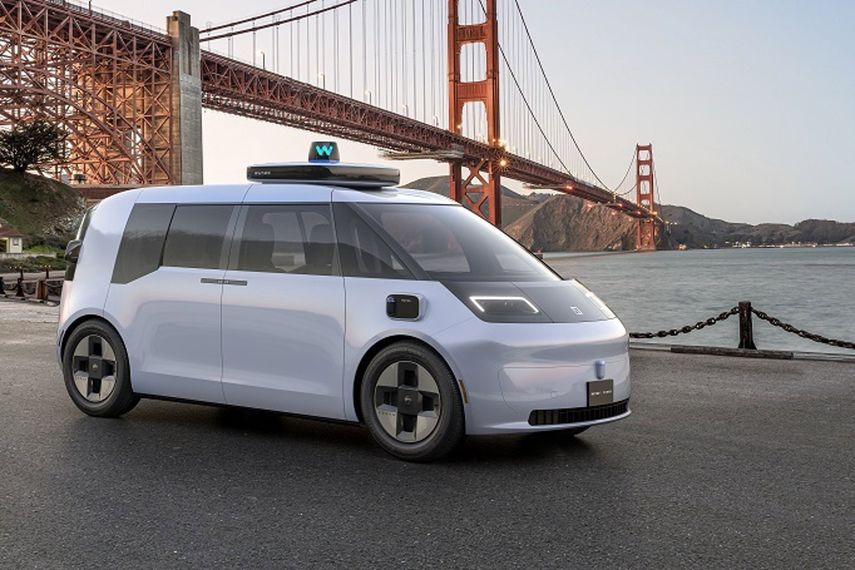 Vehículo autónomo y eléctrico de Waymo (Google) y Zeekr (Geely).