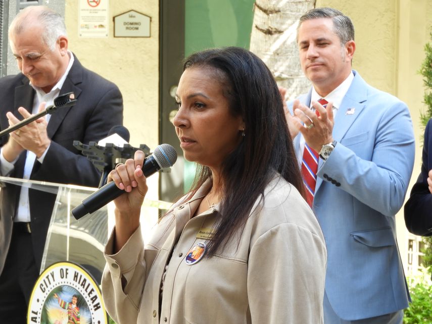 Rosie Cordero- Stutz, candidata republicana a sheriff. 