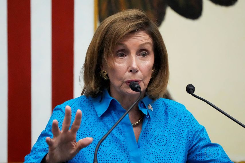La presidenta de la Cámara de Representantes, Nancy Pelosi.