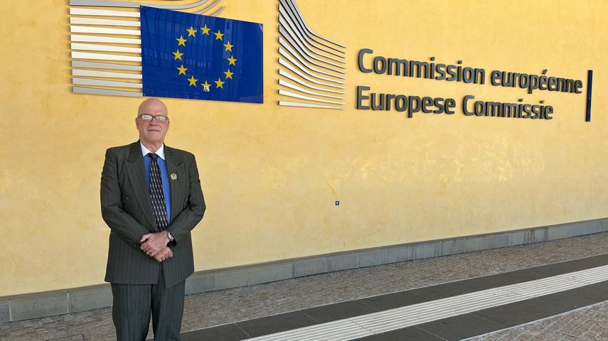 Orlando Gutiérrez-Boronat asiste a la sede la Comisión Europea. Orlando Gutiérrez-Boronat asiste a la sede la Comisión Europea.