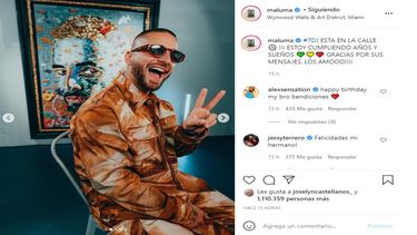 Maluma celebra su cumpleaños número 27 con el lanzamiento de su álbum #7DJ.&nbsp;