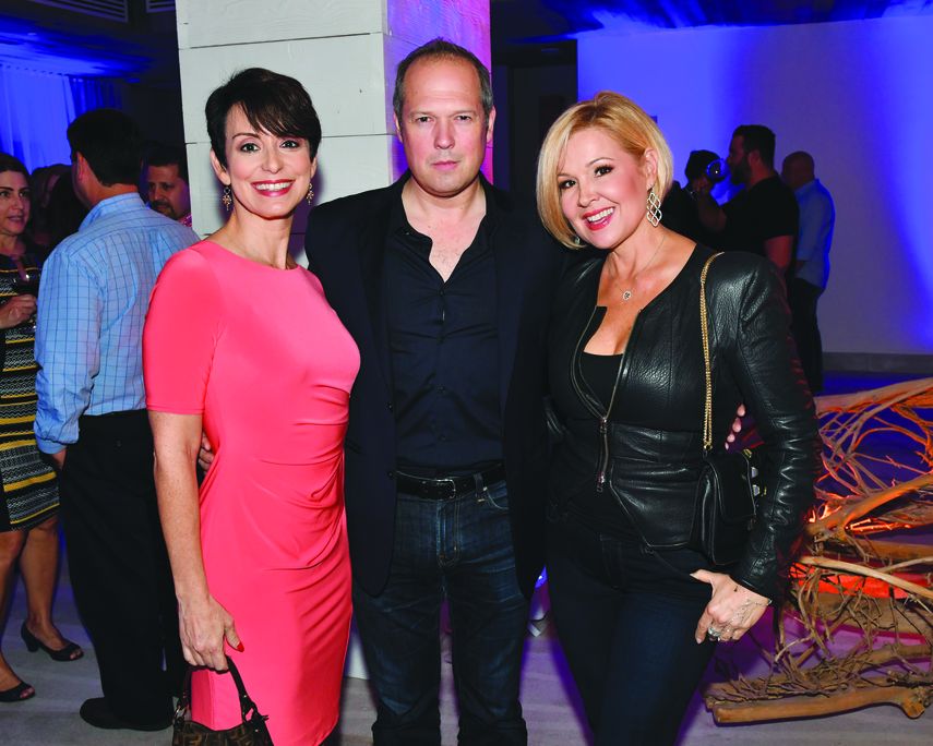 Belkys Nerey, Demetri Mouratis y Sandra Peebles.