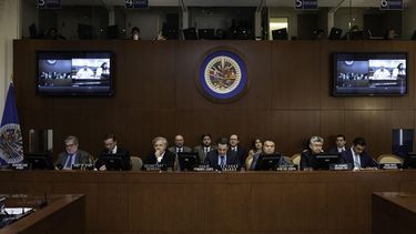 Reunión del Consejo Permanente de la OEA.