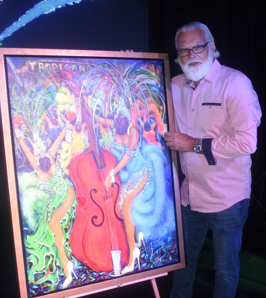 El artista cubano Humberto Benítez, creador del póster de la edición 2021 de Cuba Nostalgia.&nbsp;