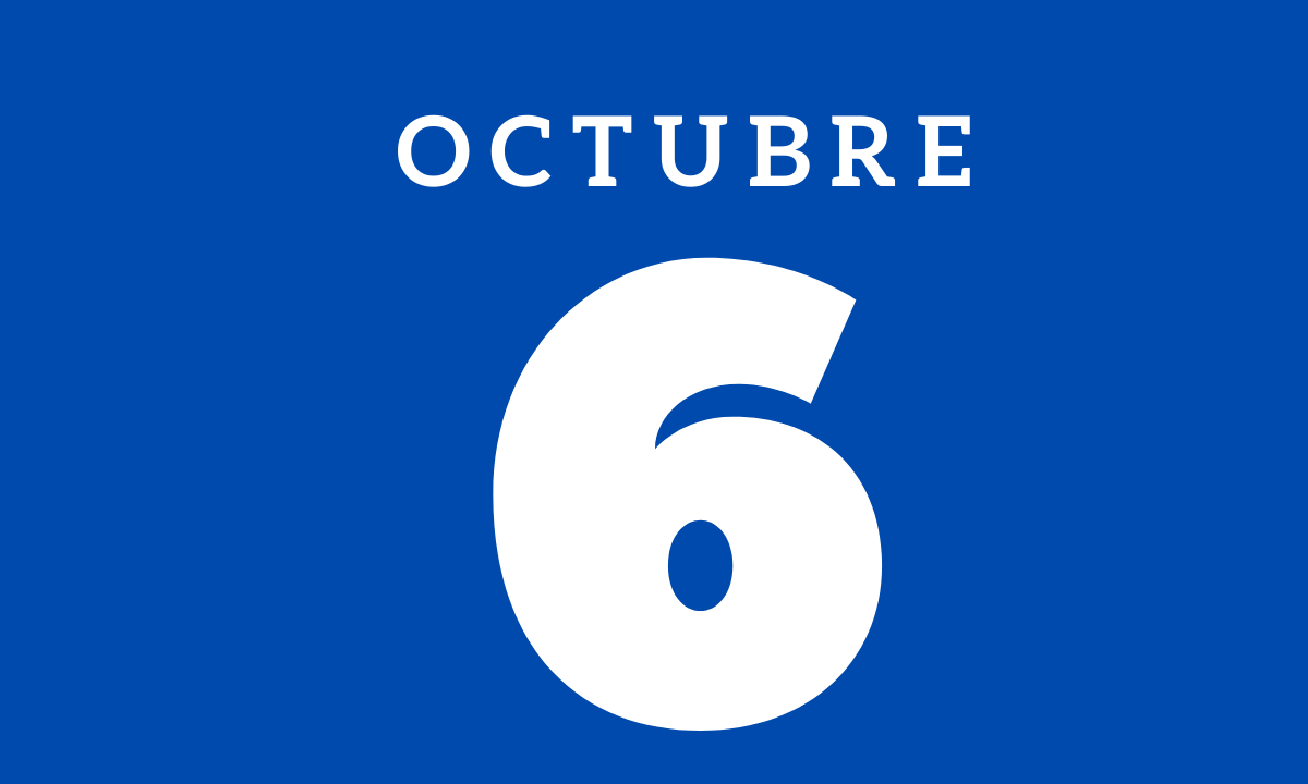 10 hechos relevantes ocurridos un 6 de octubre 10 hechos relevantes ocurridos un 6 de octubre