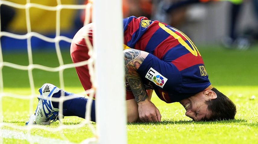 Messi se lesionó el pasado 26 de septiembre en un partido de Liga. (REUTERS)