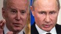 El presidente Joe Biden (izq) y el gobernante ruso Vladimir Putin (der). El presidente Joe Biden (izq) y el gobernante ruso Vladimir Putin (der).