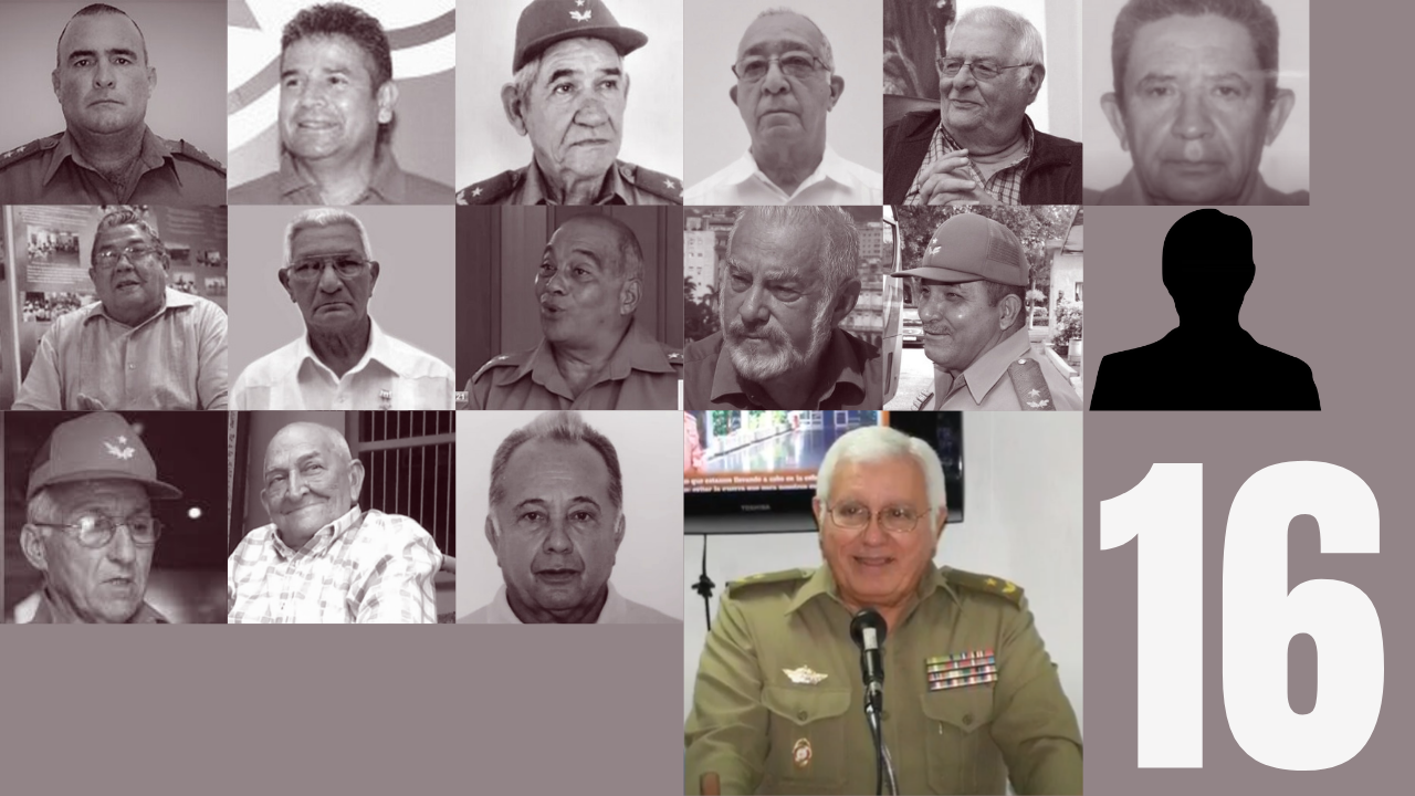 Son 16 los militares de alto rango fallecidos en Cuba desde el 11J Son 16 los militares de alto rango fallecidos en Cuba desde el 11J