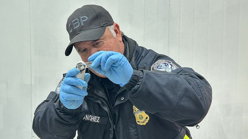 La inspección de flores en el Aeropuerto Internacional de Miami es precisa.