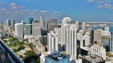 Vista parcial del centro de Miami.