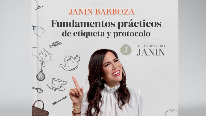 La venezolana Janín Barboza presenta el libro “Fundamentos prácticos de etiqueta y protocolo”.