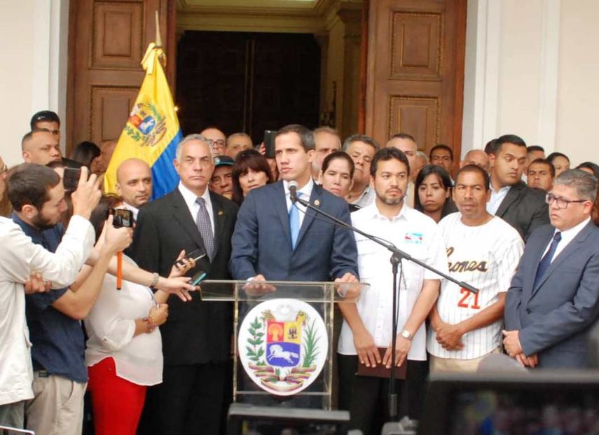 Juan Guaidó, presidente interino de Venezuela&nbsp;