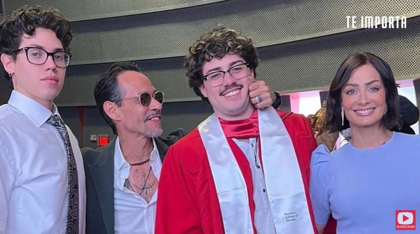 Ryan Muñiz, Marc Anthony, Cristian Muñiz y Dayanara Torres.&nbsp;