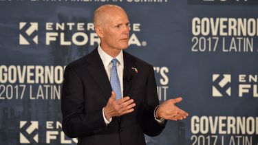 El gobernador de la Florida, Rick Scott.