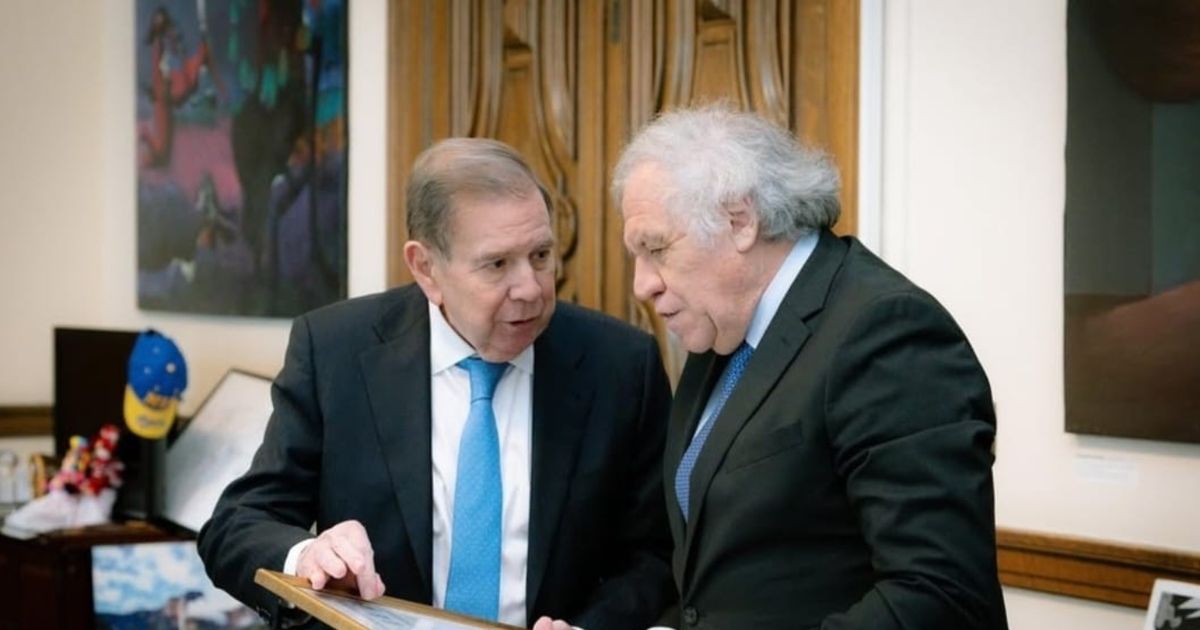 Edmundo González Urrutia agradece apoyo de Almagro para fomentar la democracia en Venezuela