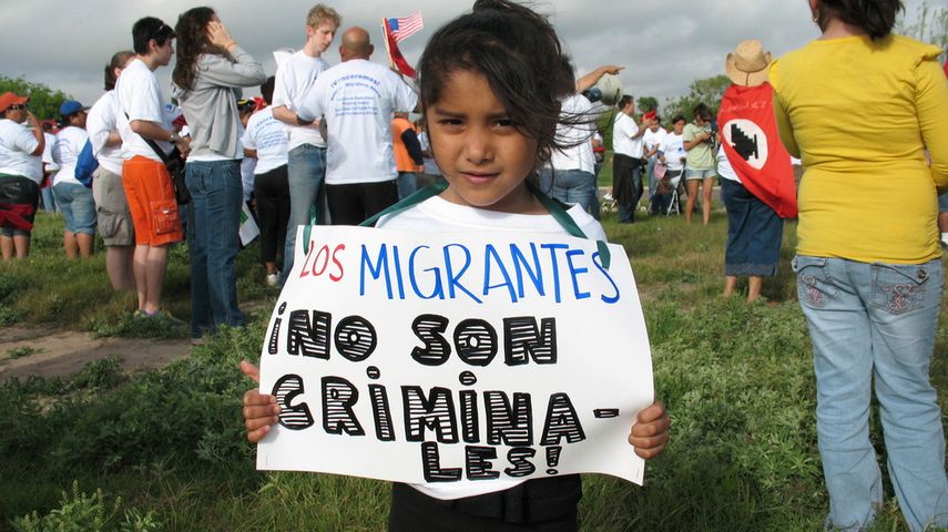 Niños inmigrantes en Estados Unidos han realizado varias protestas contras las deportaciones.