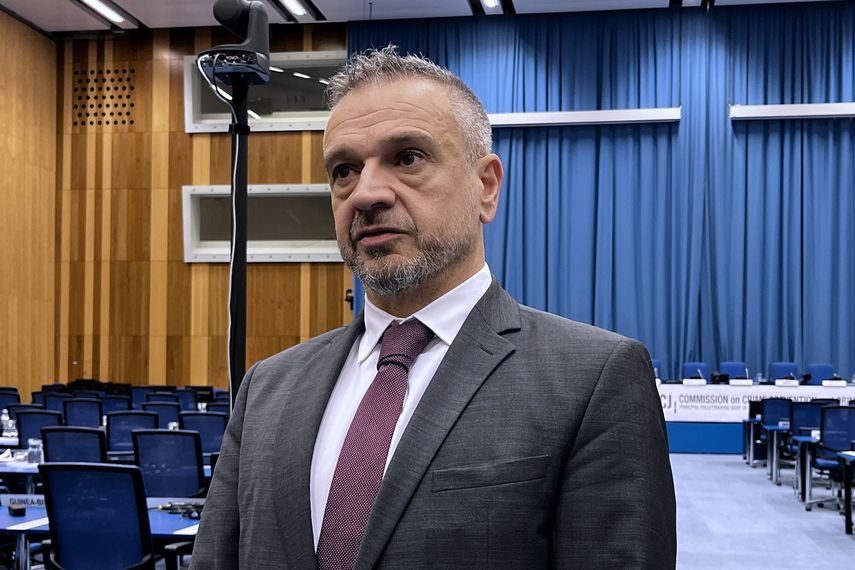Giovanni Gallo, jefe de Control de Drogas y Prevención del Crimen de la ONU, exhorta a una mayor cooperación internacional (EFE)
