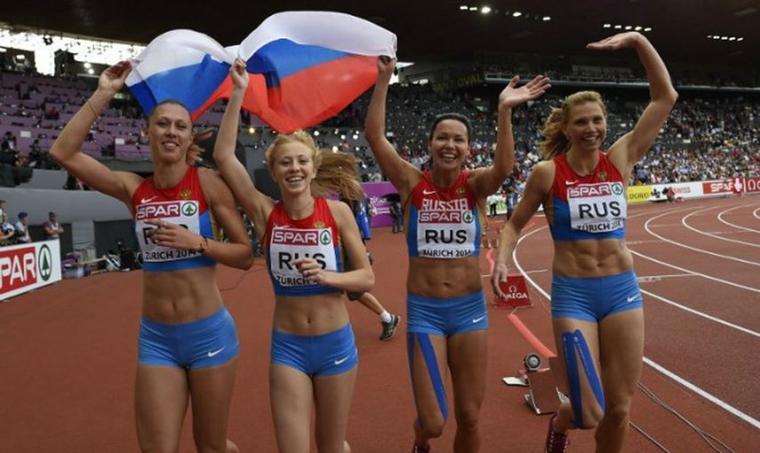 El equipo de atletismo ruso podría quedar fuera de las Olimpiadas de Río 2016. (ARCHIVO)