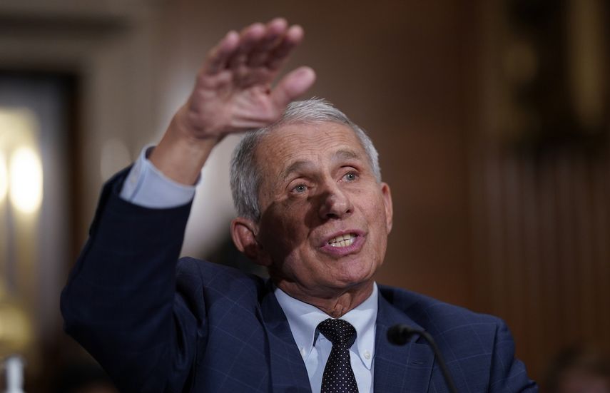 El doctor Anthony Fauci, el principal experto en enfermedades infecciosas de Estados Unidos, habla durante una audiencia el martes 20 de julio de 2021 en el Capitolio, en Washington.&nbsp;