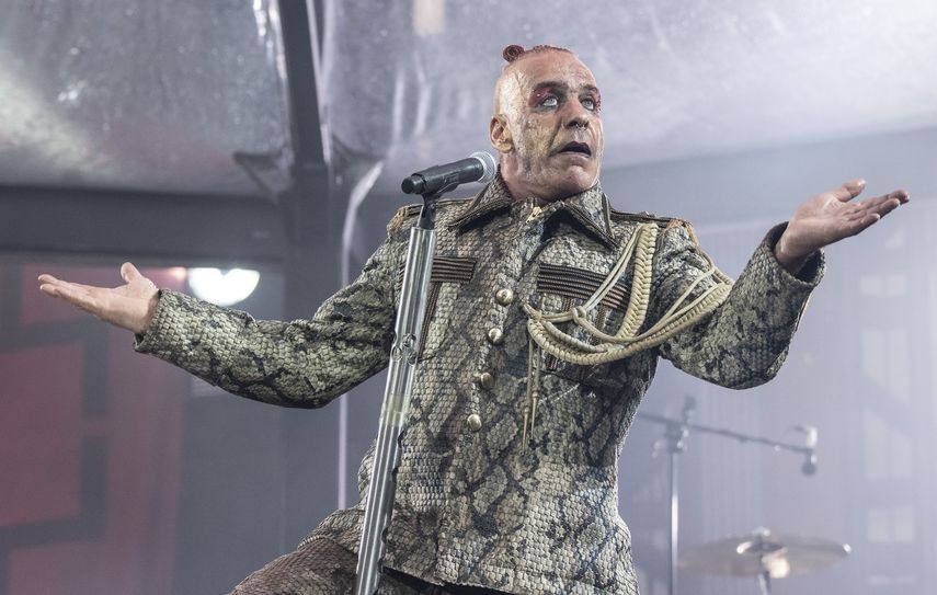 Imagen del 13 julio de 2019, el cantante Till Lindemann en el Europe Stadion Tour 2019, en Alemania. La Fiscalía de Berlín cerró la investigación por agresión sexual al intérprete.&nbsp; &nbsp;