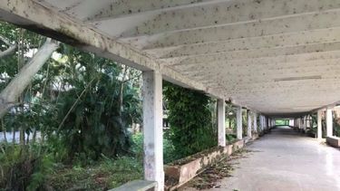 Así pueden verse ahora las instalaciones de lo que antes fuera una escuela de notable prestigio en Cuba: el IPVCE V. I. Lenin, en La Habana. 