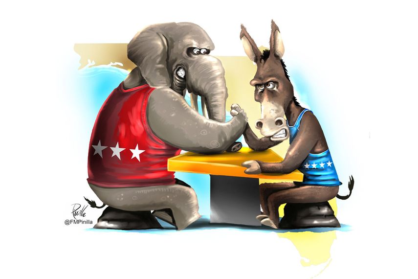 A pocas horas de la elección hay un empate técnico entre las dos candidaturas por la gobernación de la Florida. Los dos candidatos esperan que sus bases se movilicen para derrotar la abstención