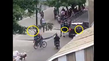Delincuentes salen a las calles de Caracas a sembrar el terror mostrando sus armas largas y lanzando ráfagas de tiros.