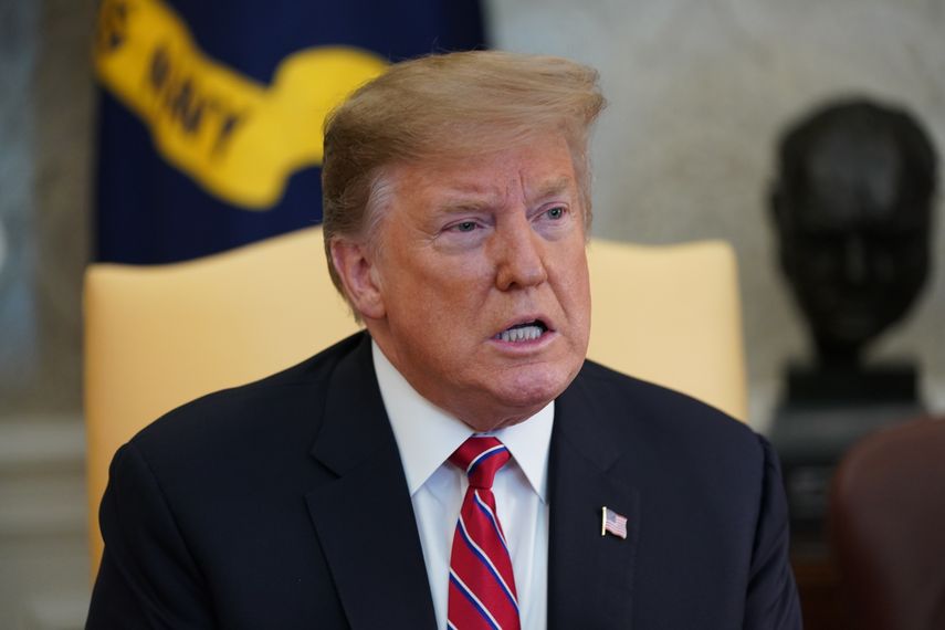 En la imagen, el presidente de Estados Unidos, Donald Trump.&nbsp;