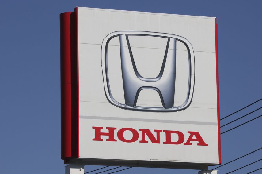 El logo de Honda,del fabricante japonés de vehículos.