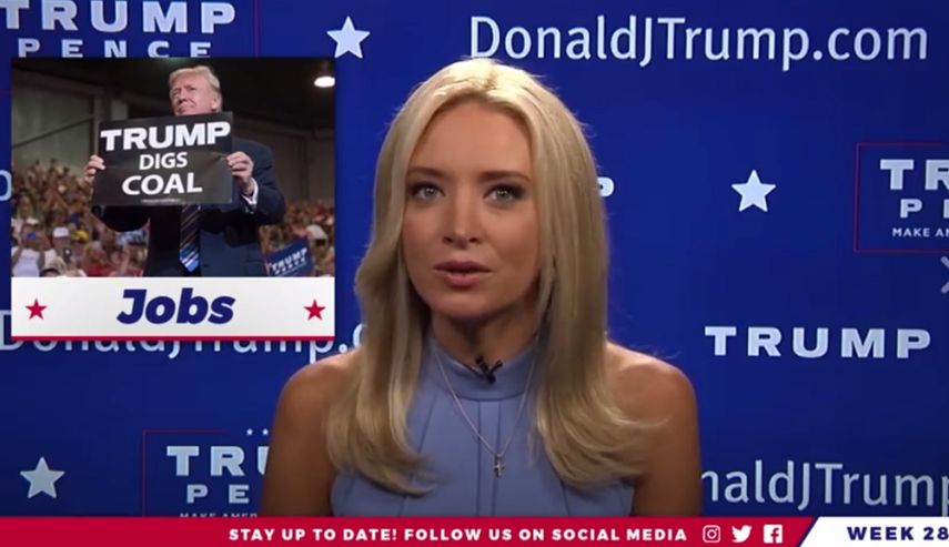 Kayleigh McEnany, excomentarista de la cadena de televisión CNN, fue la presentadora de la segunda entrega del canal de noticias reales del presidente Donald Trump.