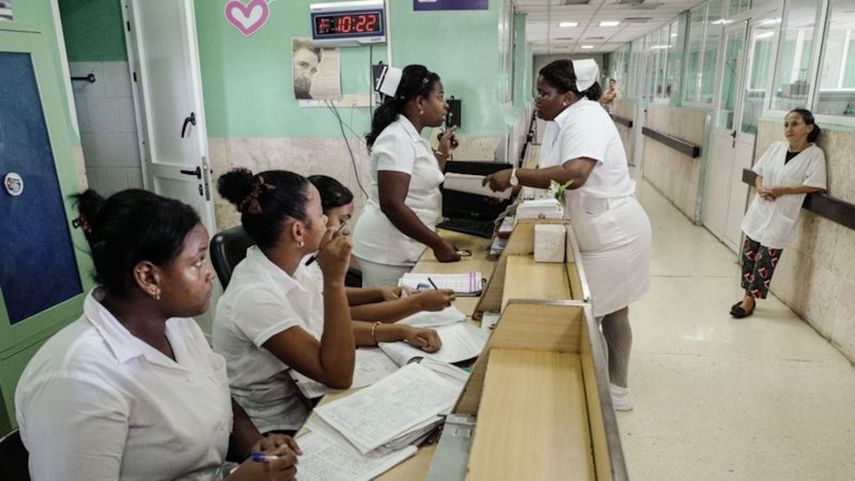 Personal de salud de un hospital en Cuba.&nbsp;