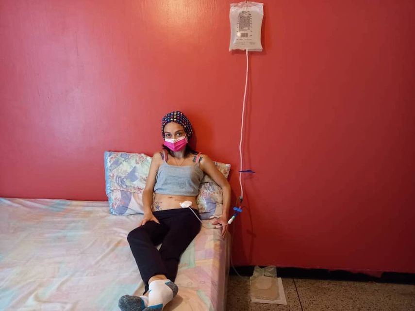 Maite Guardia Delgado se dializa cuatro veces al dia minetras espera por un trasplante de sus dos riñones.&nbsp;