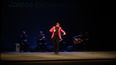 El bailaor Rober El Moreno durante su actuación en Badajoz.