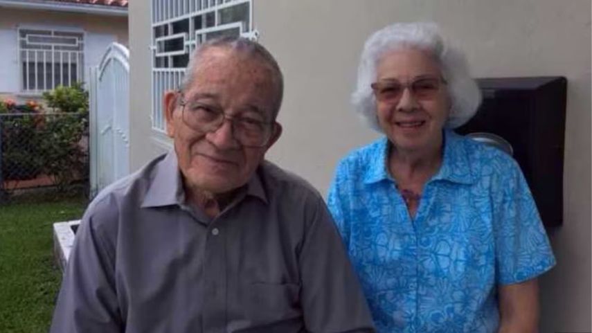 El exiliado cubano Orlando Castro García y su esposa, Georgina Cid, compartieron juntos su vida en el sur de la Florida.