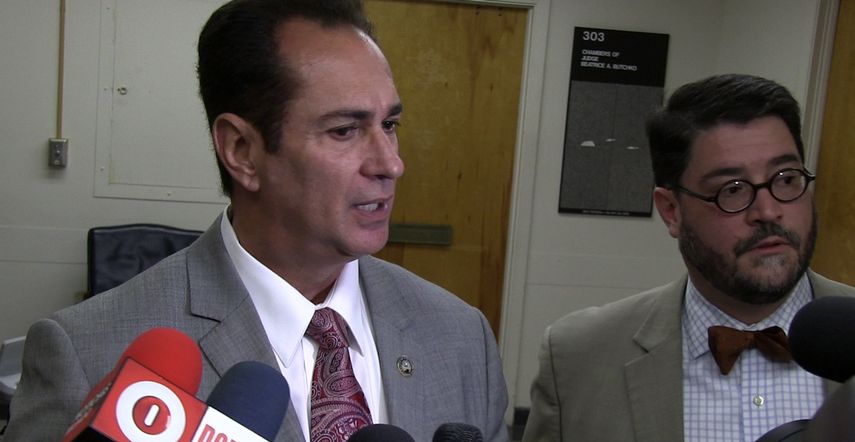 José M. Díaz actual comisionado y quien se había lanzado como candidato a la Alcaldía de Sweetwater. (Foto Sergio González)