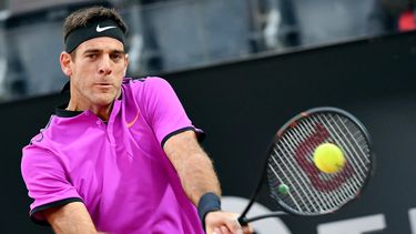 Del Potro necesitó dos horas y ocho minutos para avanzar a la siguiente ronda del torneo de la capital italiana.&nbsp;