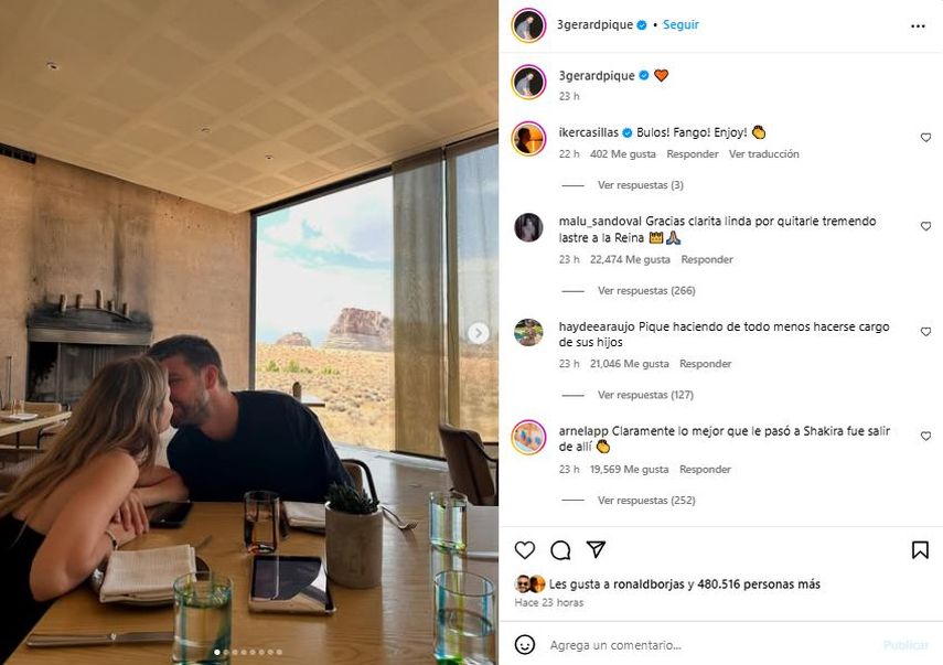 El exfutbolista y su pareja viajaron a Estados Unidos.