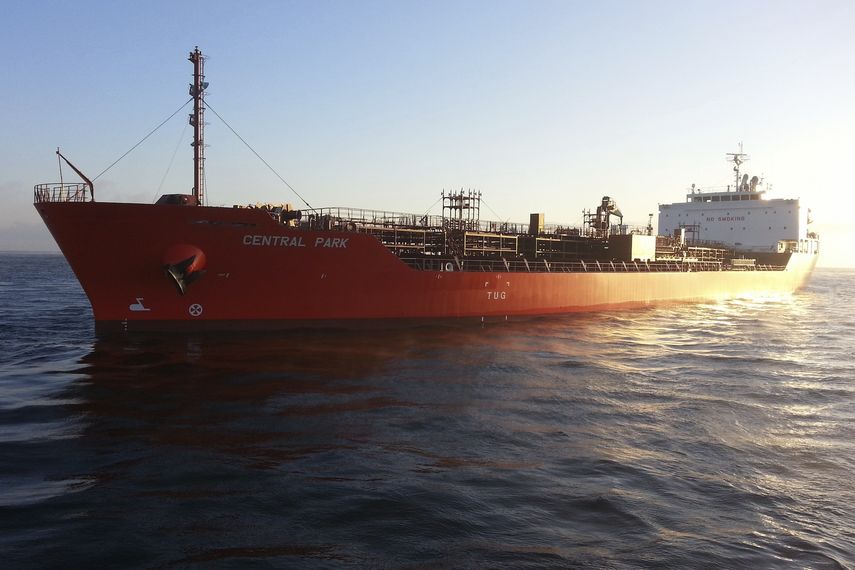 Foto sin fecha publicada por Zodiac Maritime del petrolero Central Park.&nbsp;