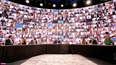 Encuentro virtual con médicos para hablar sobre las políticas fallidas para enfrentar COVID-19.