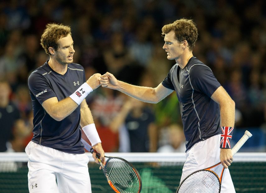 Los hermanos Murray han ganado los siete partidos que han jugado juntos en la Davis