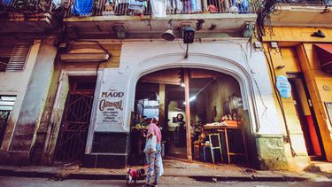 Un puesto de venta de productos agrícolas en La Habana, Cuba.&nbsp;