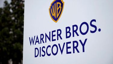 Logo de la legendaria compañía estadounidense&nbsp; Warner Bros. Discovery.