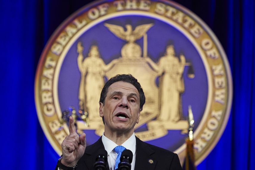 Fotografía del gobernador de Nueva York, Andrew Cuomo.&nbsp;