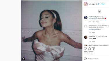 La cantante Ariana Grande.&nbsp;