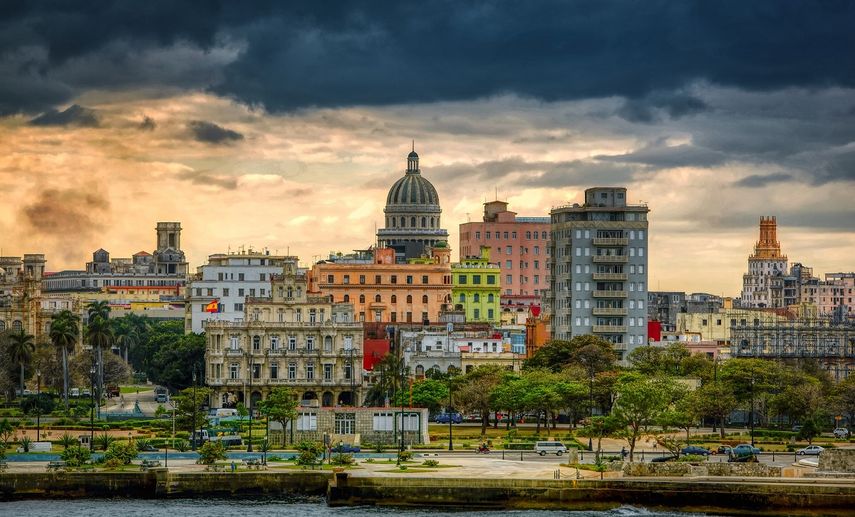 Vista de La Habana, Cuba.