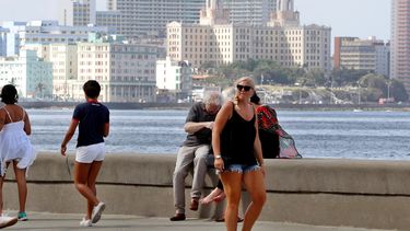 Vista general del malecón de La Habana. 