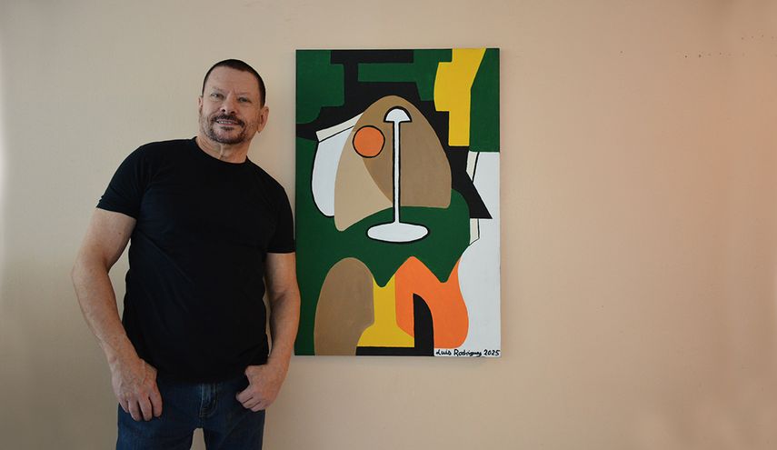 Abundancia, 2025, acrílico sobre lienzo, 24 X 36.