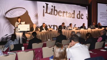 Sesi&oacute;n del s&aacute;bado 5 de octubre&nbsp;en la&nbsp;75 Asamblea de la General de la SIP en Miami.