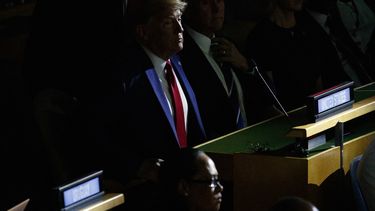 Fotograf&iacute;a del 23 de septiembre de 2019 del&nbsp;presidente Donald Trump durante la Cumbre de Acci&oacute;n Clim&aacute;tica en el marco de la Asamblea General de las Naciones Unidas, en Nueva York.&nbsp;